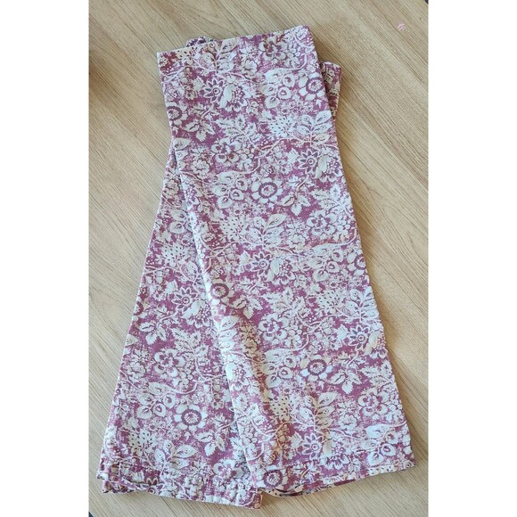 Vintage Venus Home Full/Double Size Red Cream Floral Sheet Set - Picture 3 of 6